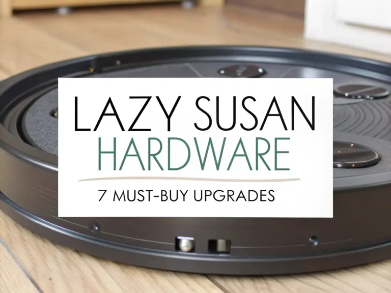 Lazy Susan hardware: 7 must-buy upgrades for smooth, quiet cabinets